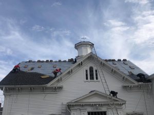 Taft Theater in Uxbridge, MA with Nor'easter Roofing's help